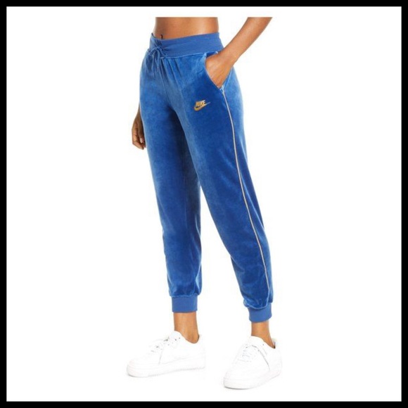 Nike | Pants u0026 Jumpsuits | Nike Velour Ankle Jogger | Poshmark